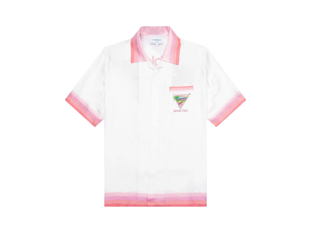 CASABLANCA CASABLANCA CB Cuban Collar Short Sleeve Shirt