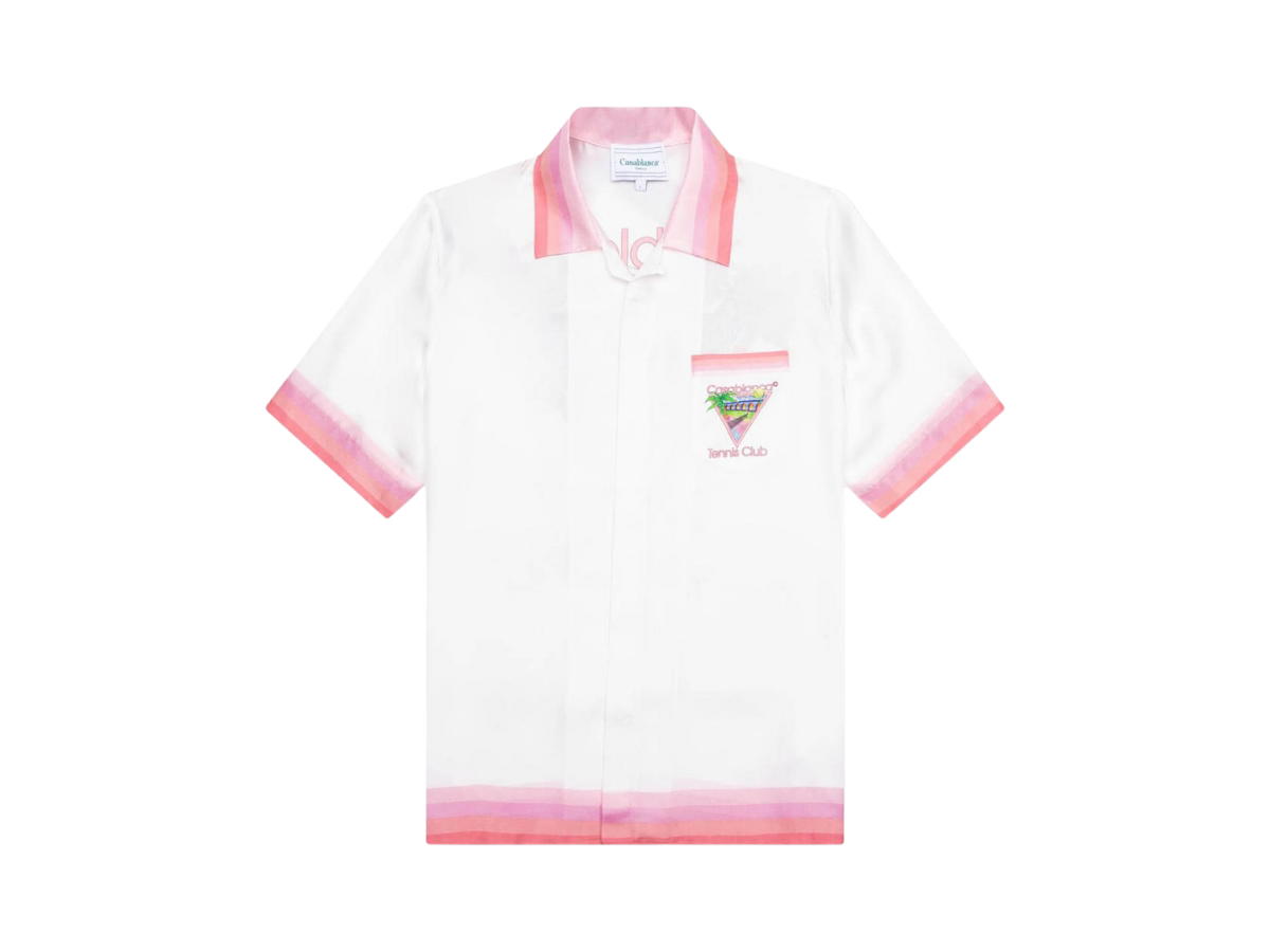 Casablanca Casablanca CB Cuban Collar Short Sleeve Shirt