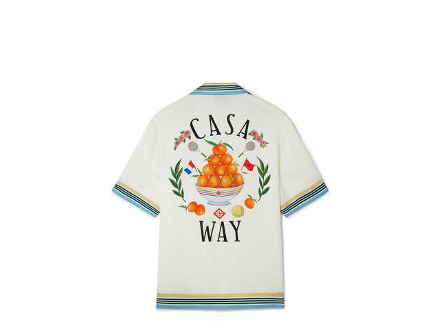 CASABLANCA CASABLANCA CB Cuban Collar Short Sleeve Shirt CASA WAY - view 2