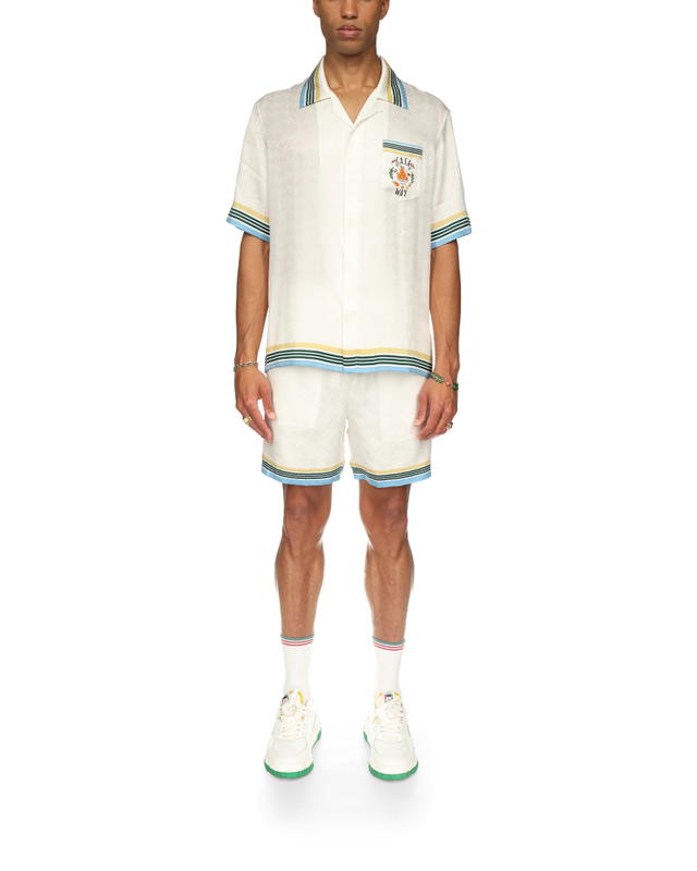 CASABLANCA CASABLANCA CB Cuban Collar Short Sleeve Shirt CASA WAY - view 3