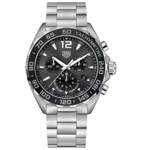Tag Heuer Tag Heuer Formula 1 Chronograph Quartz 43 Stainless Steel / Grey / Bracelet
