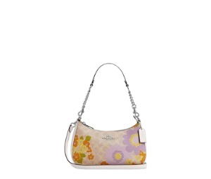 Buy Coach Teri Shoulder Bag In Signature Canvas With Floral Print Sand Multi at Sasom – Authentic and Ready to Ship