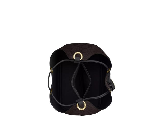Coach Coach Rowan Bucket Bag In Signature Canvas Walnut Black - view 4
