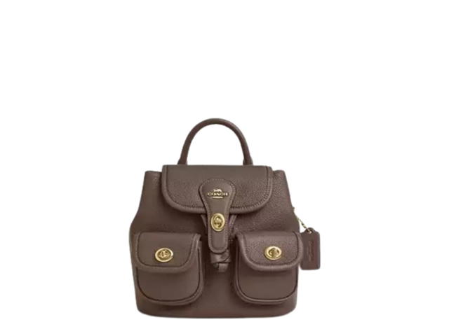 Coach Coach Hadley Backpack Dark Stone - view 1
