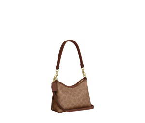 Buy Coach Laurel Small Shoulder Bag Signature Canvas at Sasom – Authentic and Ready to Ship