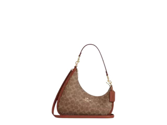 Coach Coach Twisted Teri Shoulder Bag Im Tan Caramel - view 1