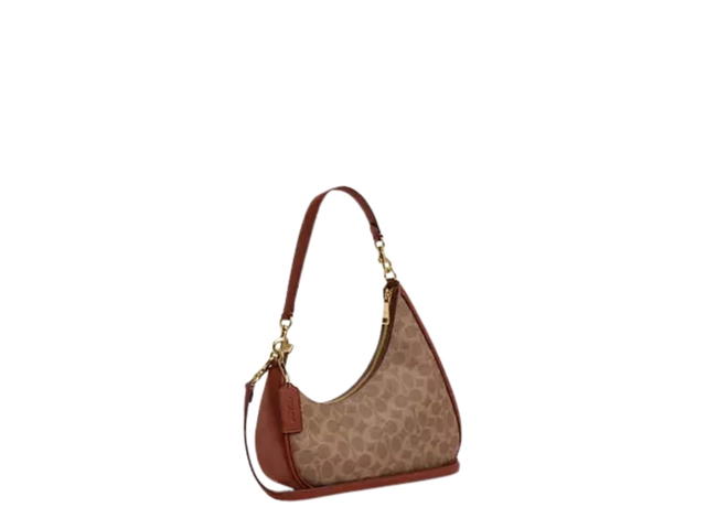 Coach Coach Twisted Teri Shoulder Bag Im Tan Caramel - view 2