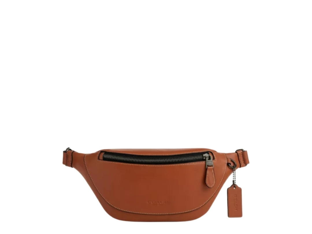 Coach Coach Warren Mini Belt Bag Gunmetal Tan