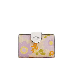 Buy Coach Medium Corner Zip Wallet  Sand Multi at Sasom – Authentic and Ready to Ship
