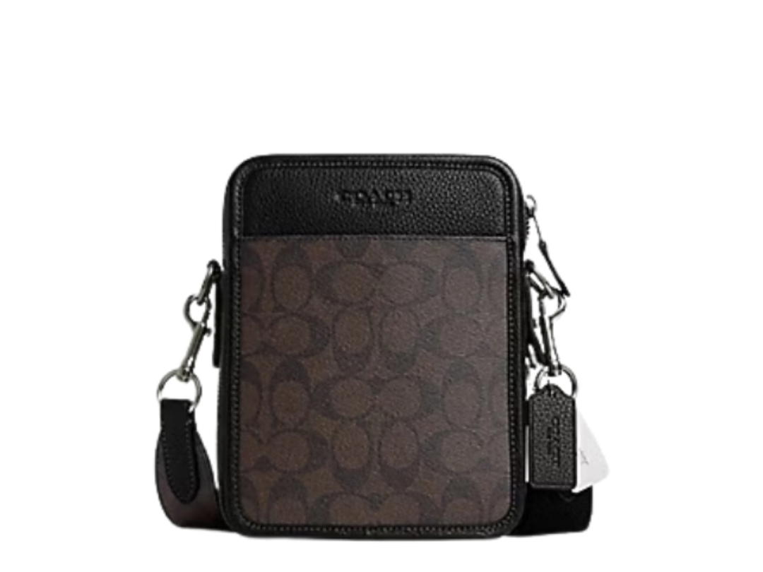 Coach Coach Sullivan Crossbody Gunmetal Mahogany Black Brown