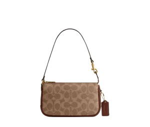 Buy Coach Plaza Printed Shoulder Bag Brown at Sasom – Authentic and Ready to Ship