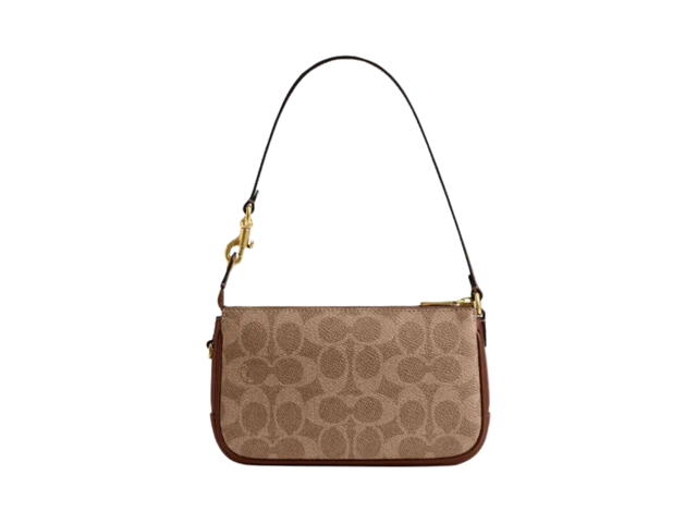 Coach Coach Plaza Printed Shoulder Bag Brown - view 2