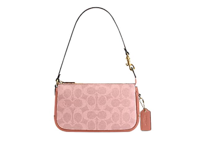 Coach Coach Plaza Bag 18 In Signature Canvas Melon Pink - view 1