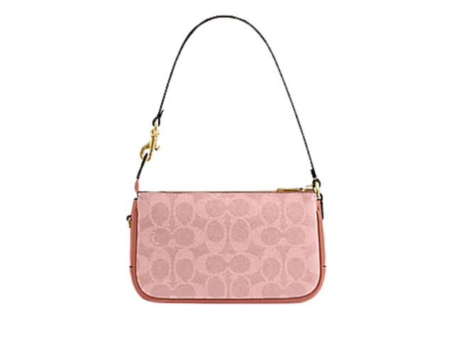 Coach Coach Plaza Bag 18 In Signature Canvas Melon Pink - view 2