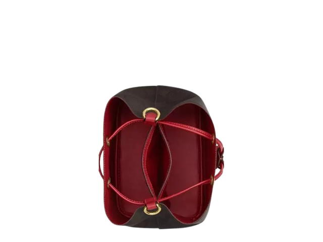 Coach Coach Rowan Bucket Bag Maxi Signature Canvas Walnut True Red - view 3