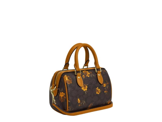 Coach Coach Mini Rowan Crossbody Bag Walnut Yellow - view 2
