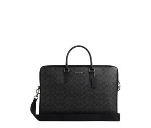 Buy Coach Ethan Large Brief Black at Sasom – Authentic and Ready to Ship