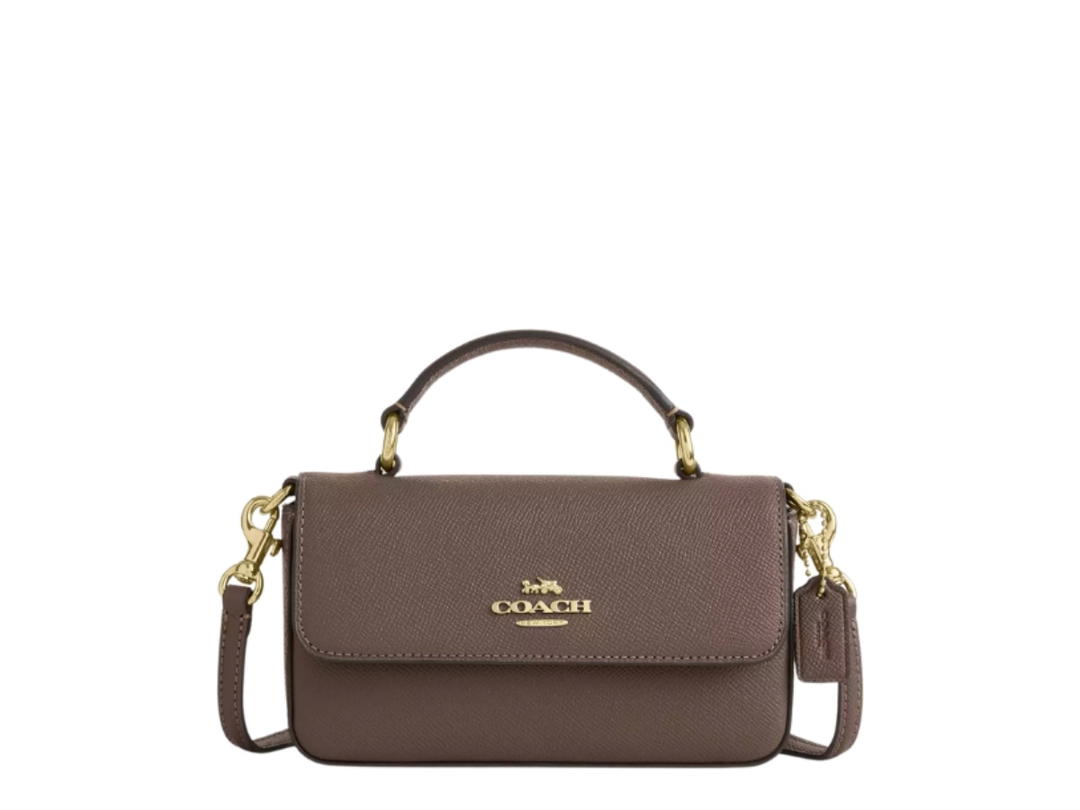 Coach Coach Mini Josie Top Handle Bag Dark Stone