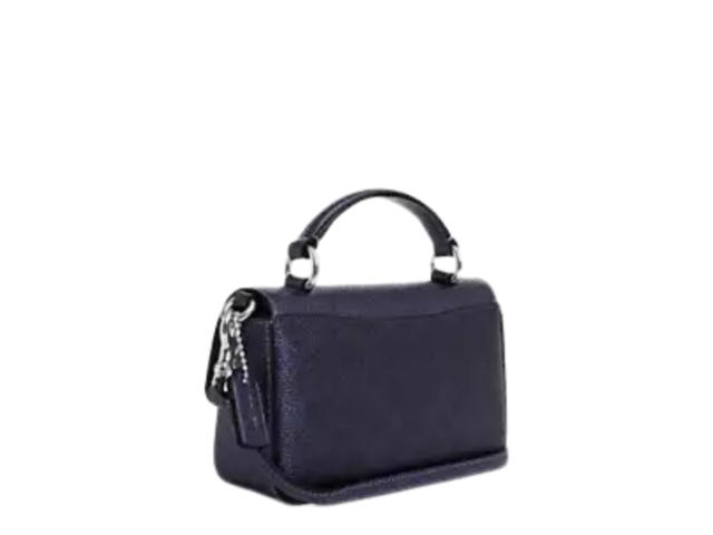 Coach Coach Mini Josie Top Handle Bag In Signature Canvas Blue Navy - view 2