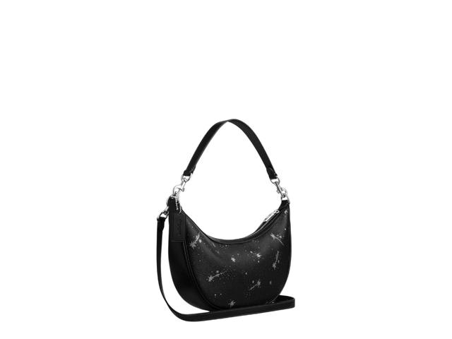 Coach Coach Aria Shoulder Bag With Star Print Black - view 2