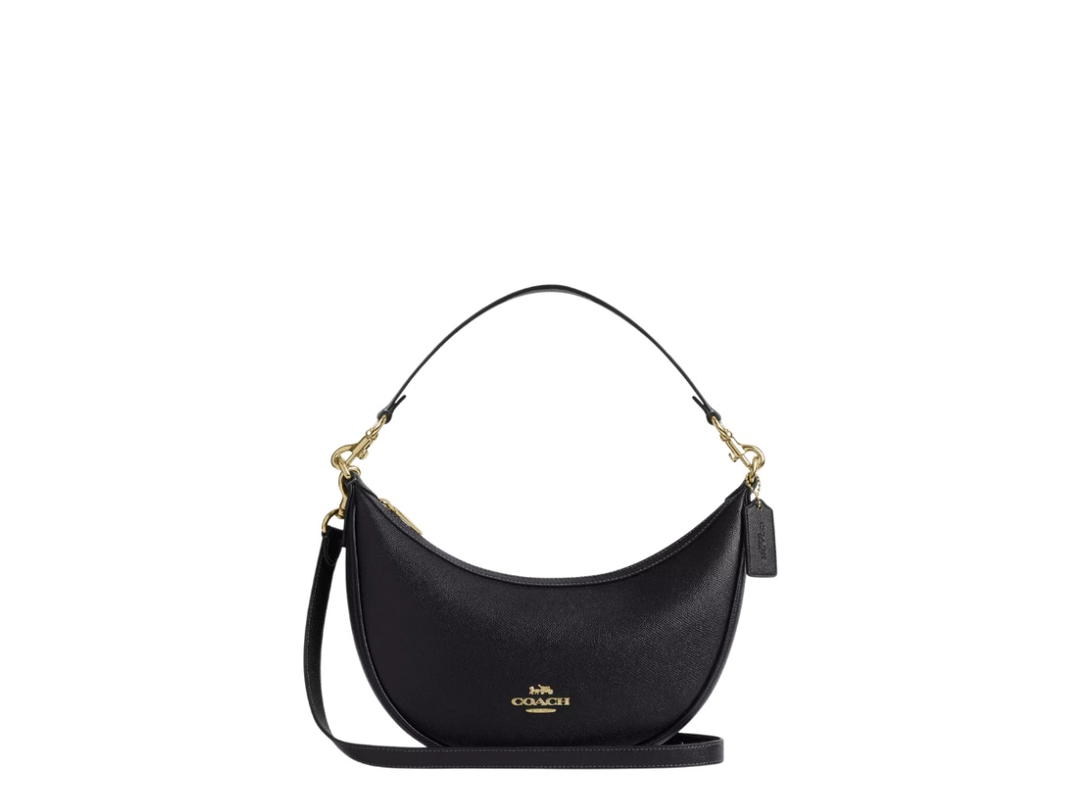 Coach Coach Aria Shoulder Bag Gold Black