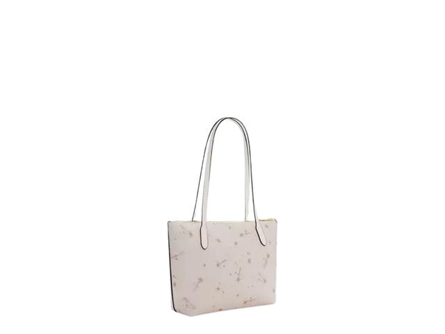 Coach Coach Fiona Zip Tote Bag With Star Print Chalk - view 2