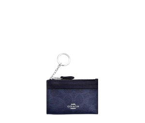 Buy Coach Mini Skinny Id Case In Signature Canvas Blue Navy at Sasom – Authentic and Ready to Ship