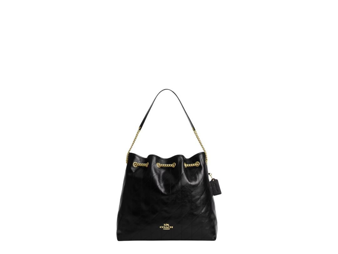 Coach Coach Evelyn Large Shoulder Bag Black