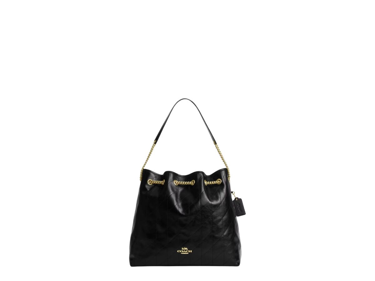 Coach Coach Evelyn Large Shoulder Bag Black