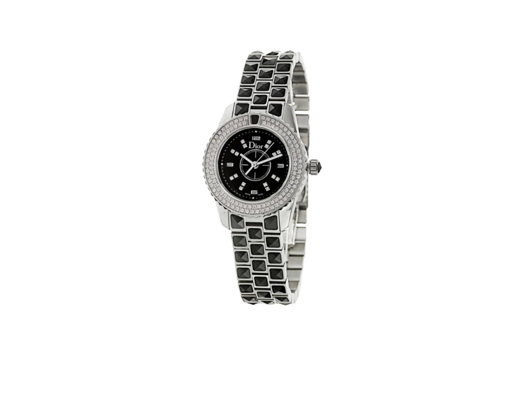 Dior Dior Christal Quartz Dial Watch Silver