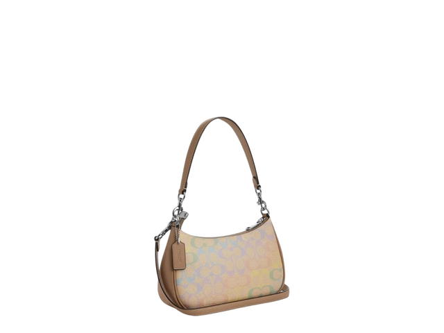 Coach Coach Teri Shoulder Bag In Rainbow Signature Canvas - view 2