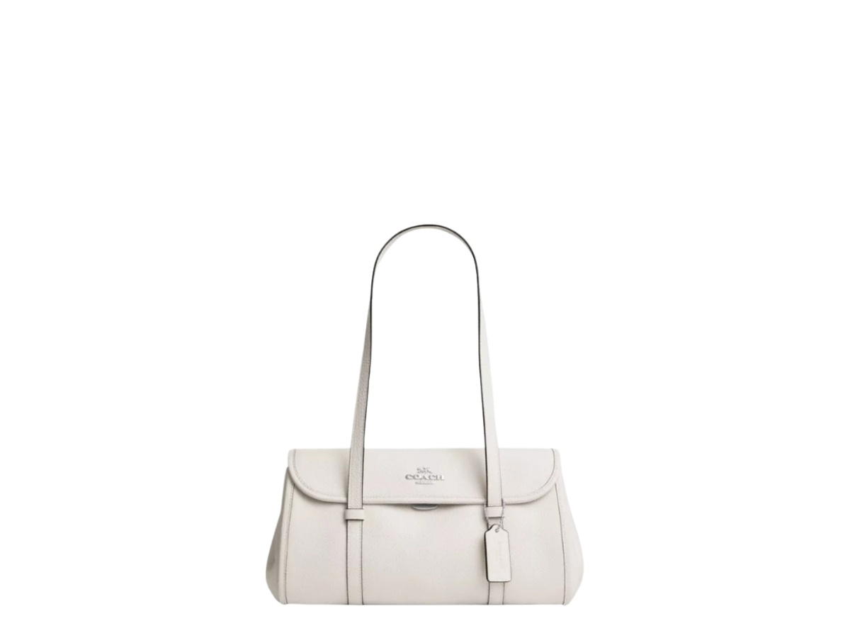 Coach Coach Bridget Flap Shoulder Bag Silver Chalk