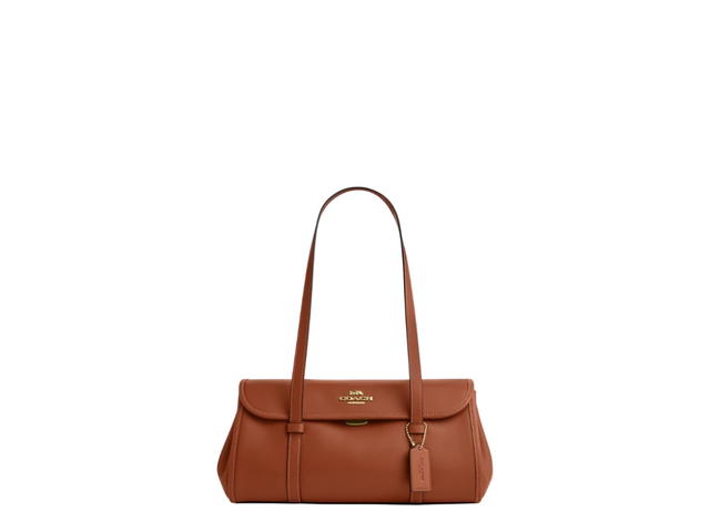 Coach Coach Bridget Flap Shoulder Bag Gold Tan - view 1