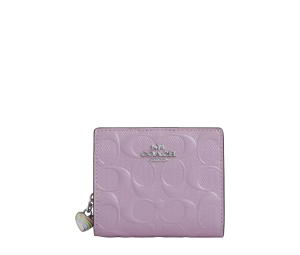 Buy Coach Snap Wallet In Signature Leather With Heart Charm Light Violet at Sasom – Authentic and Ready to Ship