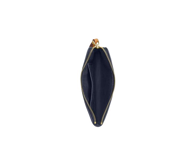 Coach Coach Corner Zip Wristlet In Signature Denim Indigo - view 2