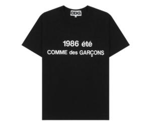 Buy CDG 1986 Comme des Garcons T-Shirt Black at Sasom – Authentic and Ready to Ship