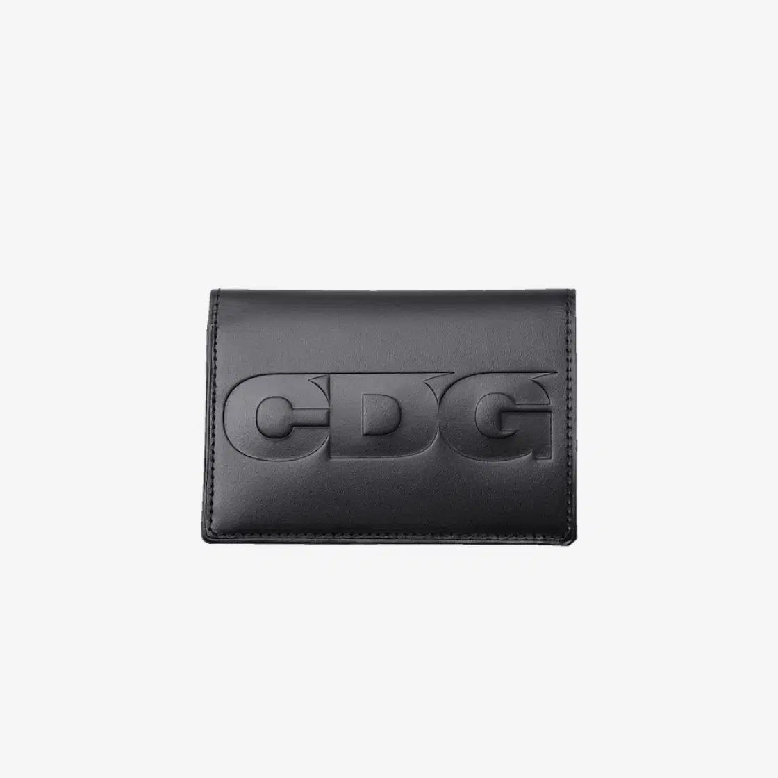 Comme des Garcons CDG Embossed Logo Wallet Black