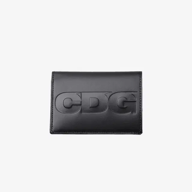 Comme des Garcons CDG Embossed Logo Wallet Black - view 1