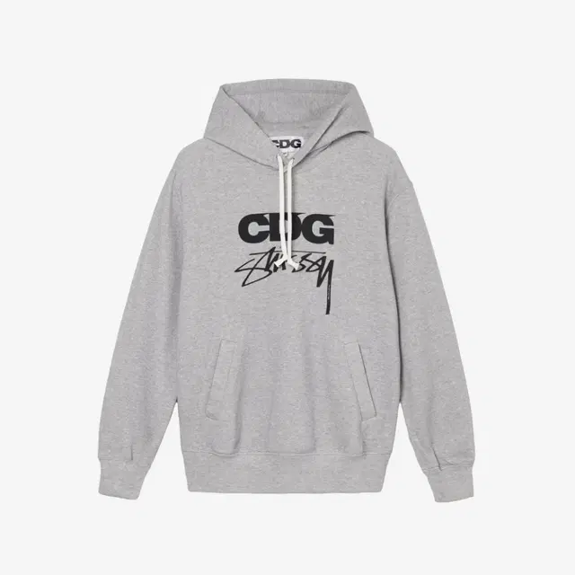 Comme des Garcons CDG x Stussy Hoodie Grey - view 2