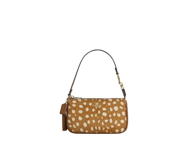 Coach Coach Nolita 19 With Deer Print Gold Brown Multi - view 1