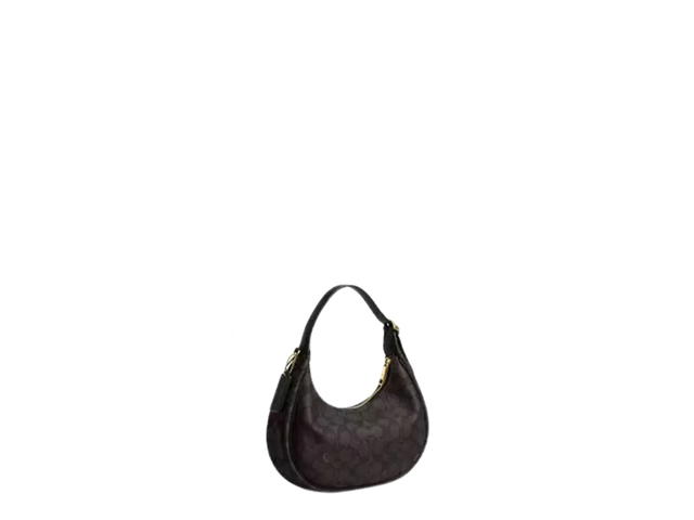 Coach Coach Emily Shoulder Bag Signature Canvas Gold/Walnut/Black - view 2