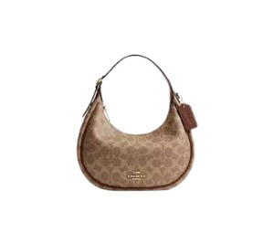 Buy Coach Emily Shoulder Bag In Signature Canvas Tan Brown at Sasom – Authentic and Ready to Ship
