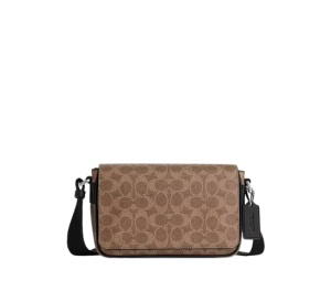 Buy Coach Jack Small Flap Crossbody Bag Signature Canvas Brown at Sasom – Authentic and Ready to Ship
