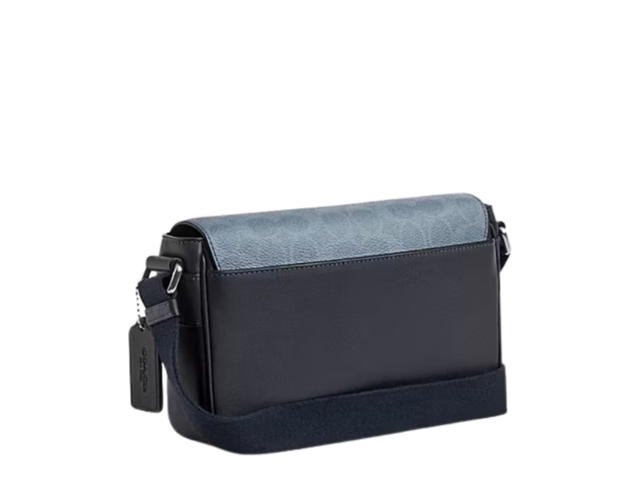 Coach Coach Jack Small Flap Crossbody Bag Ombre Signature Canvas - view 2
