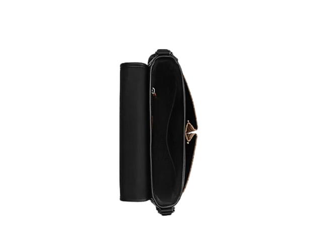 Coach Coach Sprint Map Bag 25 In Signature Jacquard Tan Black - view 3