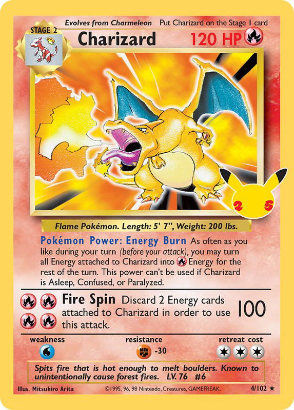 Pokemon Pokemon Charizard CC [CEL 4] Sword & Shield "Celebrations: Classic Collection" (EN)