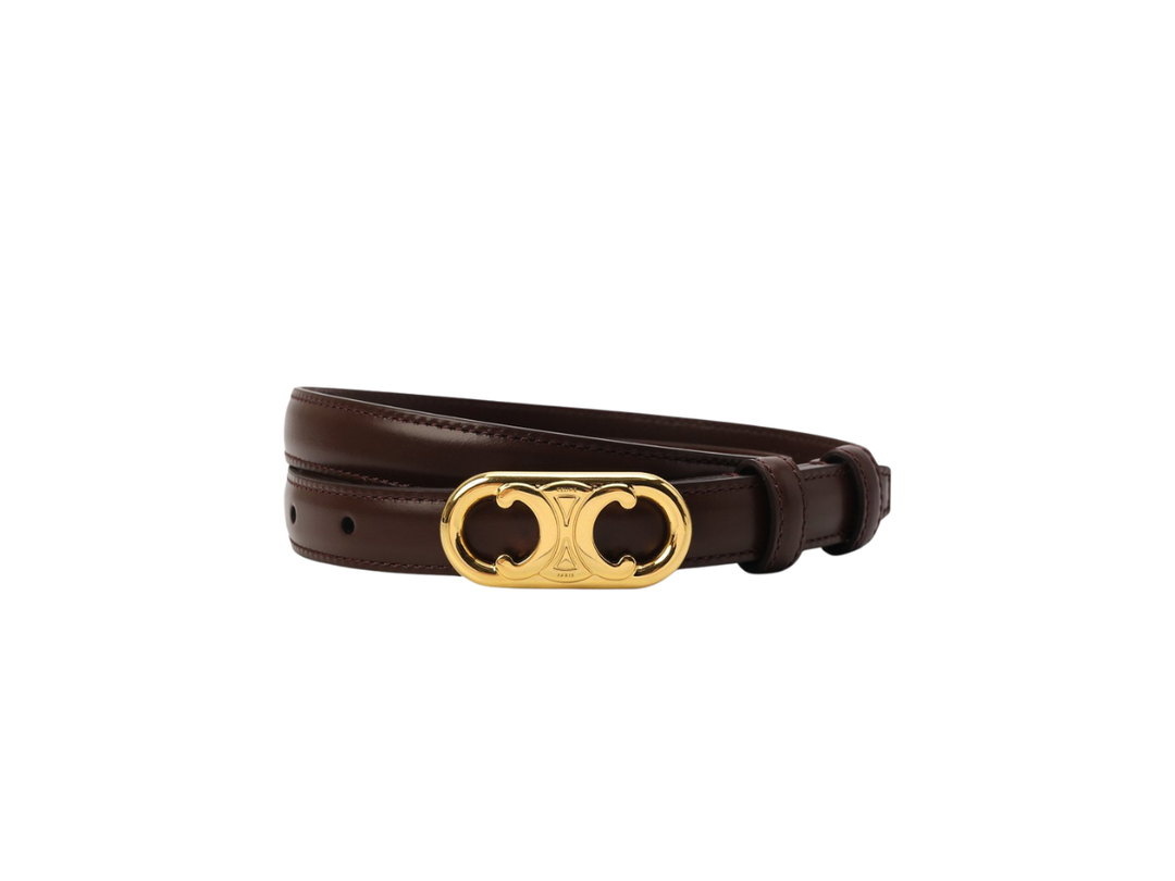 Celine Celine Triomphe Belt Brown