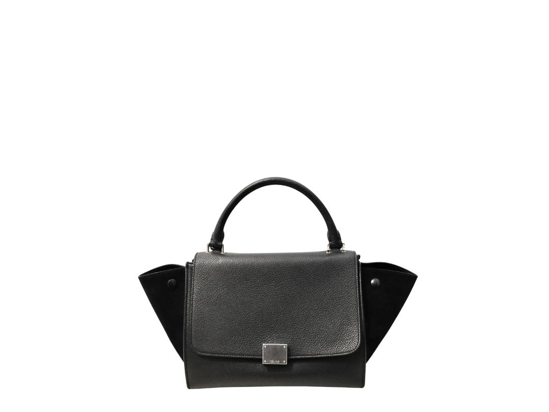 Celine Celine Small Trapeze Top Handle Black
