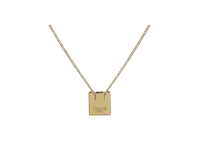 Celine Celine Alphabat T Nacklace Gold - view 1