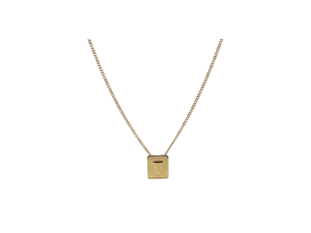 Celine Celine Alphabat T Nacklace Gold - view 2